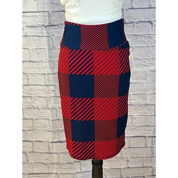 LulaRoe Cassie Straight Pencil Skirt Women’s Sz S Small Geometric Multicolor - Picture 2 of 6